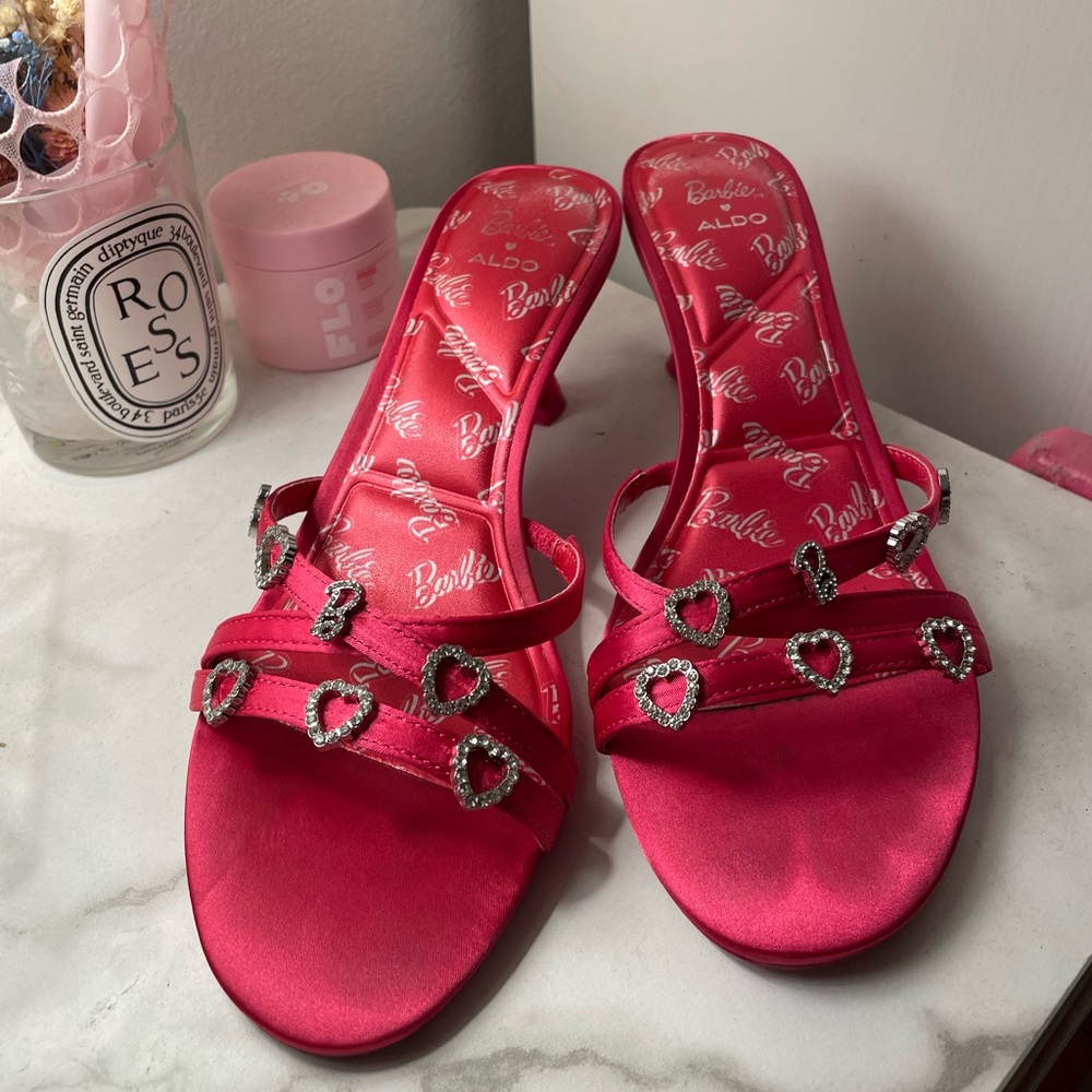 SOLD‼️Aldo x Barbie Mules in Barbie Pink